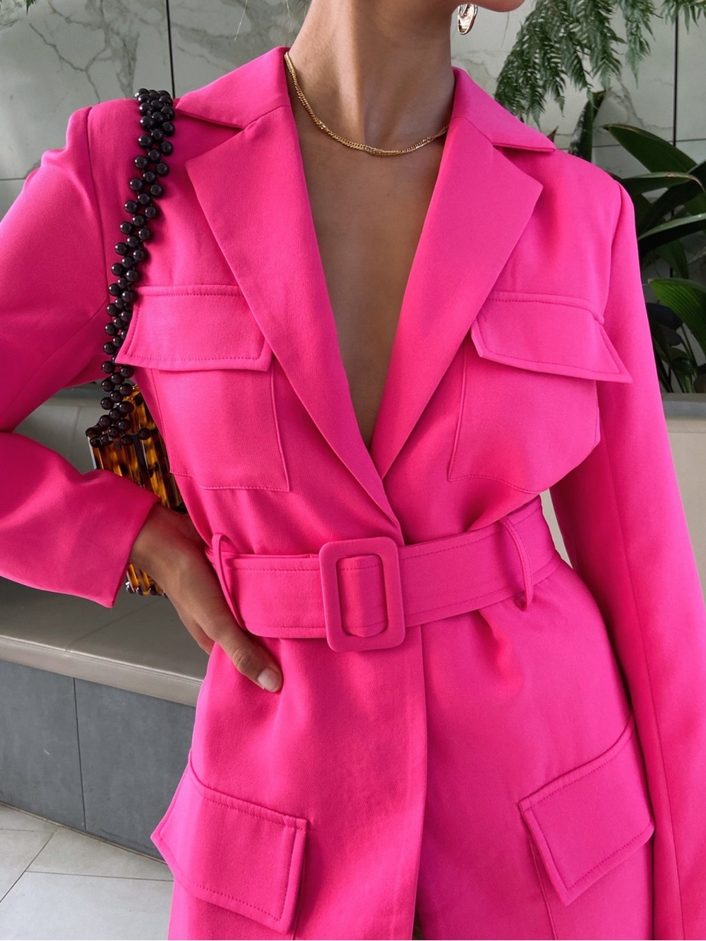 Lioness Steinway Mini Dress in a vibrant fuchsia pink color NWT size XS